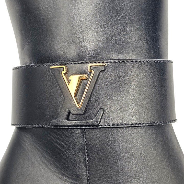 Louis Vuitton Midtown Knee High Boots LV Monogram Leather EU 40 US 10 $2440