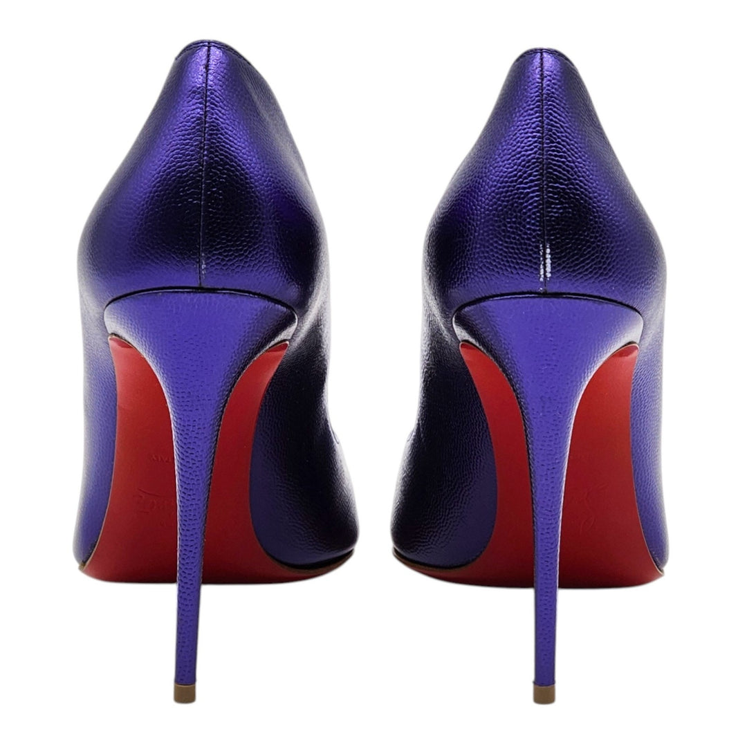 Christian Louboutin Hot Chick Leather Pumps 100 Purple EU 39 US 8.5