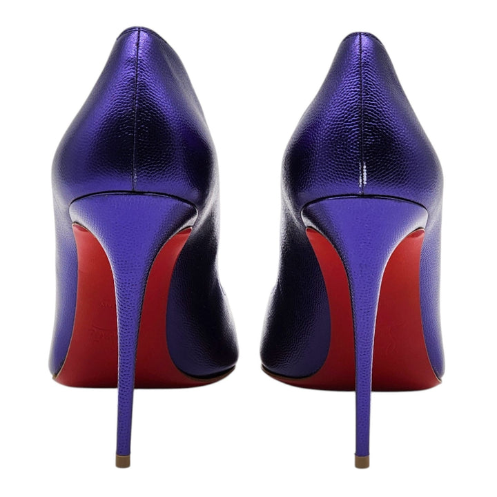 Christian Louboutin Hot Chick Leather Pumps 100 Purple EU 39 US 8.5