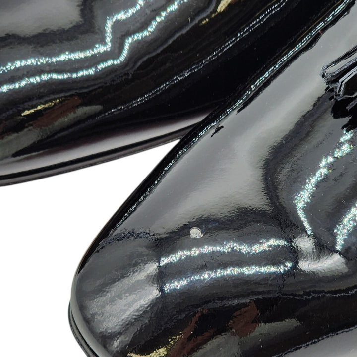 Christian Louboutin Dandelion Tuxedo Leather Loafers Black EU 44 US 11