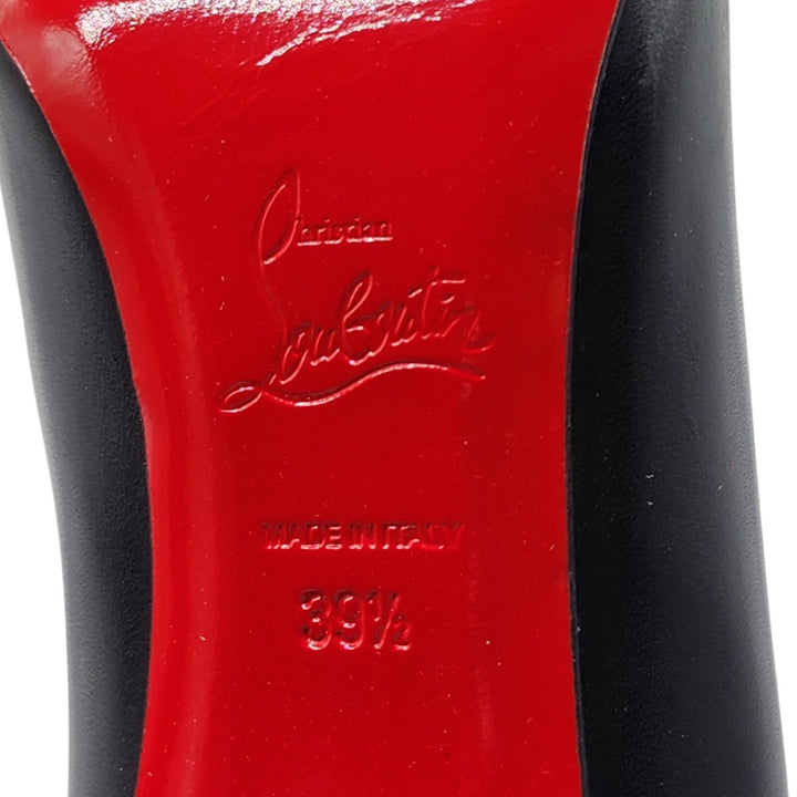 Christian Louboutin Vitish 100 Suede Knee-High Boots Black EU 39.5 US 9