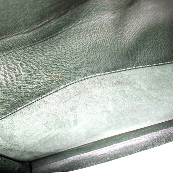 Louis Vuitton Taiga Leather Serviette Kourad Briefcase Epicea Green T16786