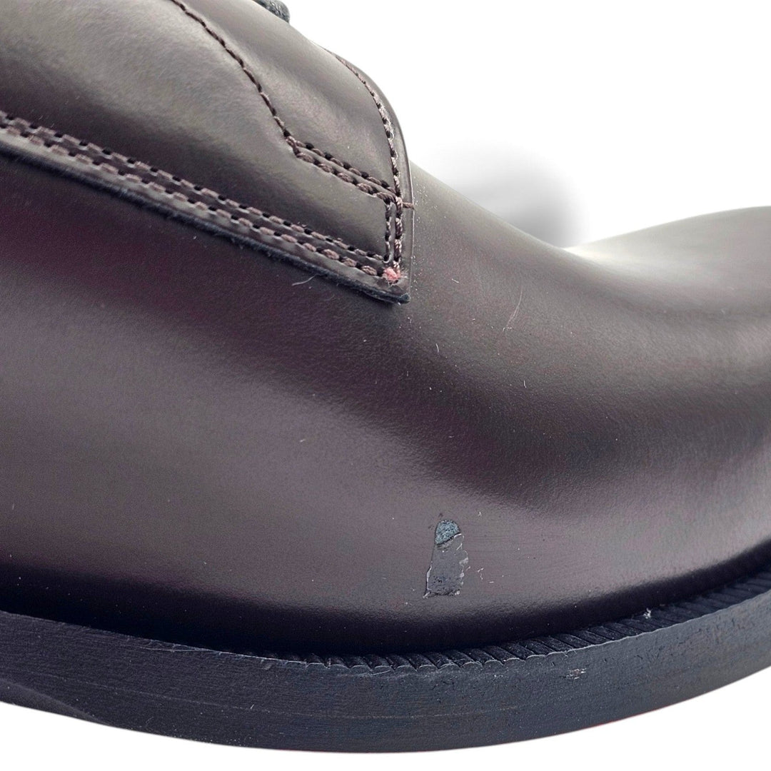 Christian Louboutin Moustachou Leather Derby Shoes Dark Brown EU 41 US 8 $1190