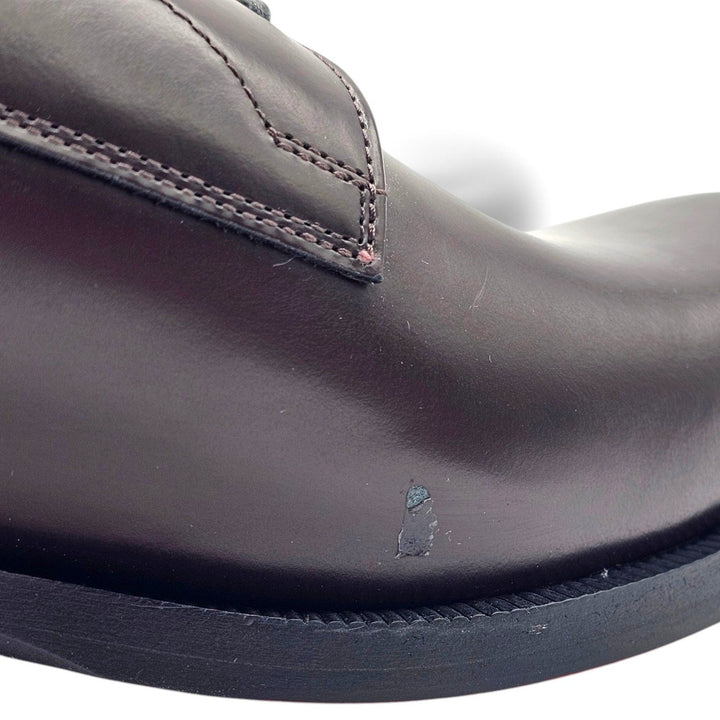 Christian Louboutin Moustachou Leather Derby Shoes Dark Brown EU 41 US 8 $1190