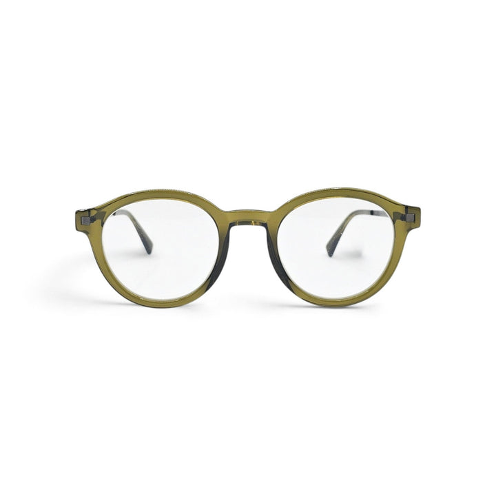 MYKITA Ketill C723 Clear Khaki Round Eyeglasses 48-22-140 Unisex - NWB $850