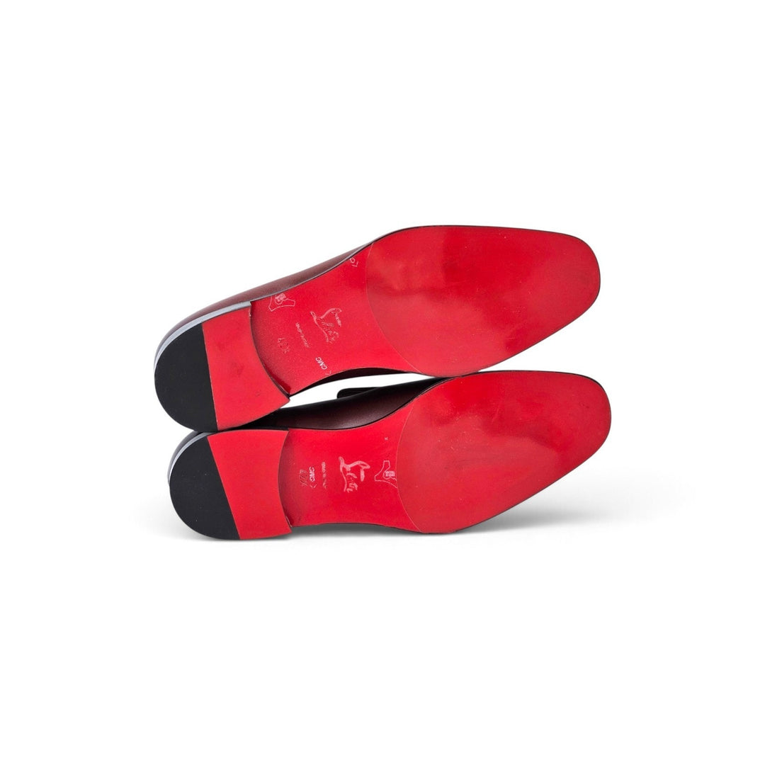 Christian Louboutin Danny Flex Leather Loafers in Brown Size 42.5 US 9.5 - $1120