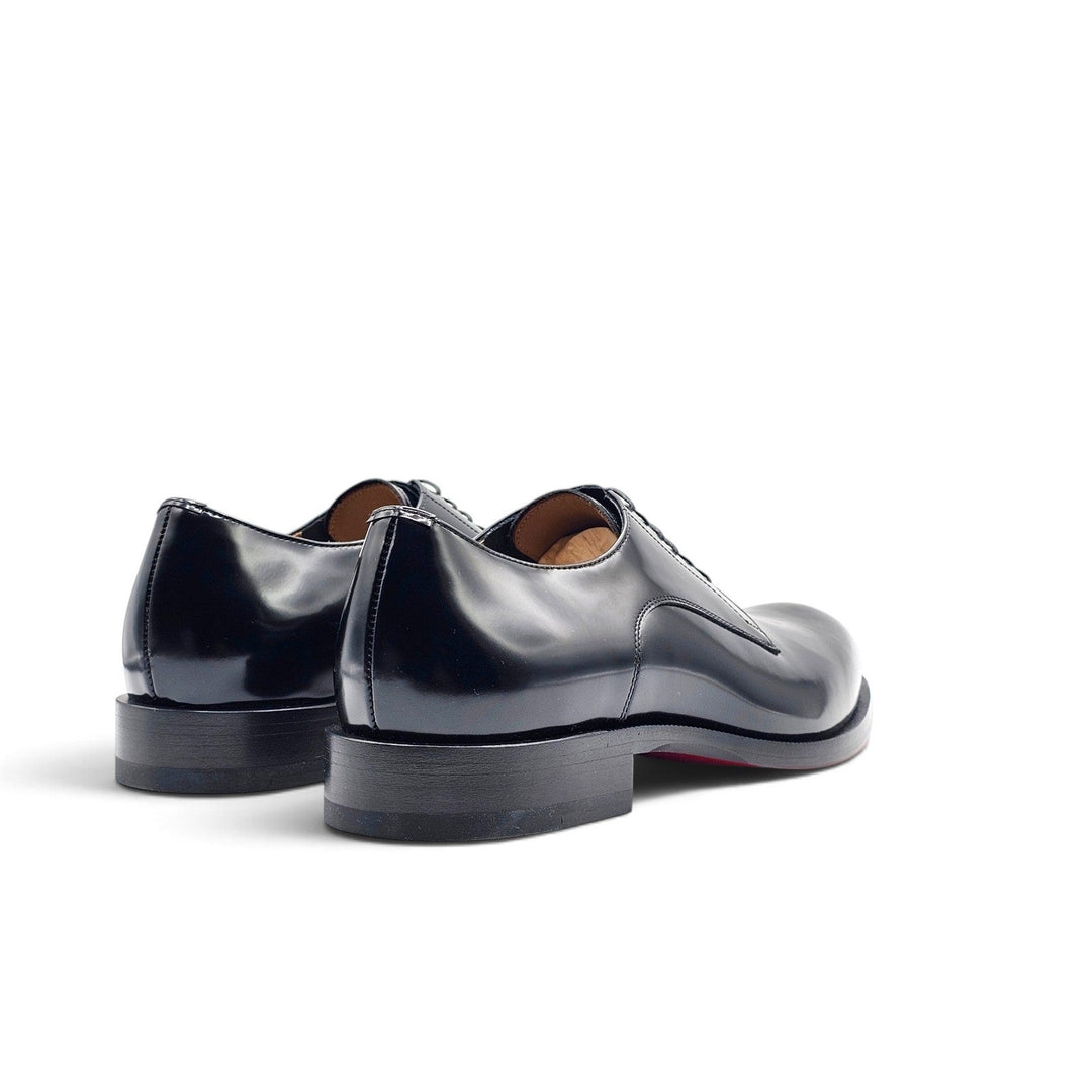 Christian Louboutin Moustachou Leather Derby Shoes Black EU 39 US 6 NWOB $1,250