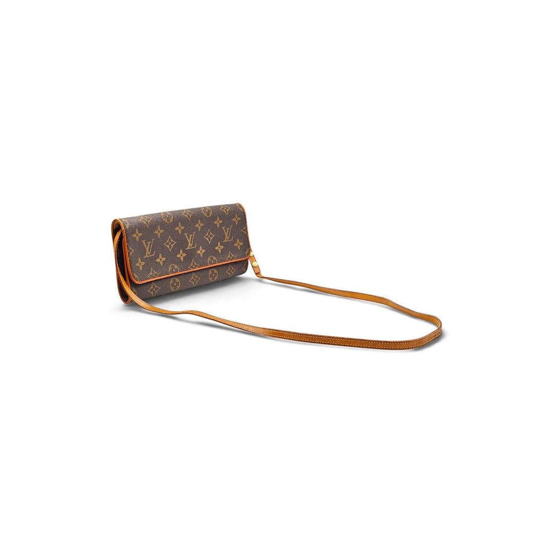 Louis Vuitton Monogram Pochette Twin GM Crossbody Shoulder Bag