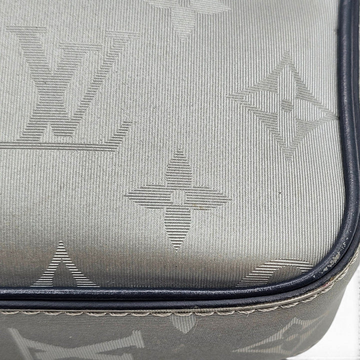 Louis Vuitton Monogram Satellite Alpha Crossbody Messenger Bag Silver M44169
