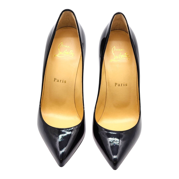 Christian Louboutin Patent Leather Kate 100mm Pumps in Black