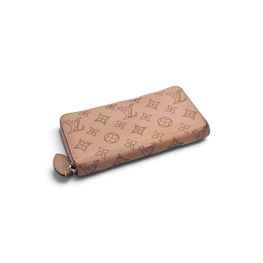 Louis Vuitton Mahina Zippy Wallet Perforated Leather Long Continental Pink