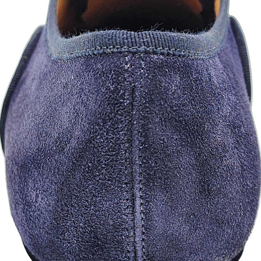 Christian Louboutin Greggo Leather and Suede Oxford Shoes Blue EU 43 US 10