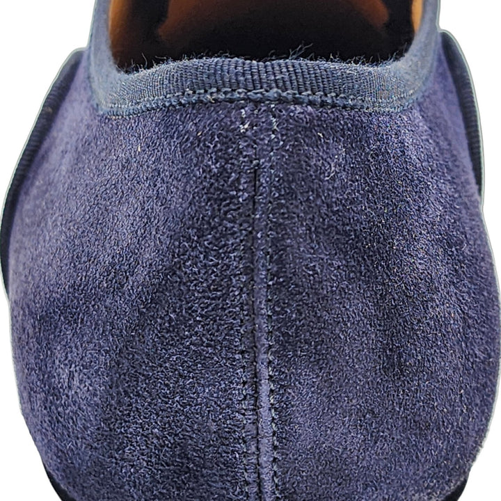 Christian Louboutin Greggo Leather and Suede Oxford Shoes Blue EU 43 US 10