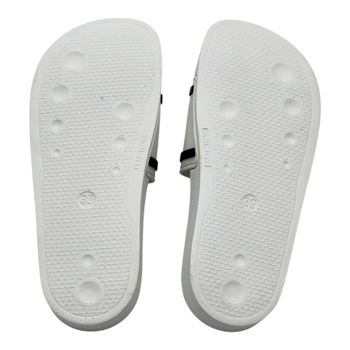Dolce & Gabbana Logo Saint Barth Rubber Pool Slides White EU 39 US 9
