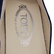 Tod's Suede Whipstitched Espadrilles Navy
