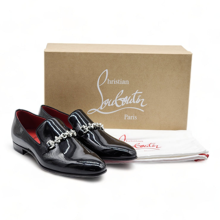 Christian Louboutin Equiswing Flat Patent Leather Loafers