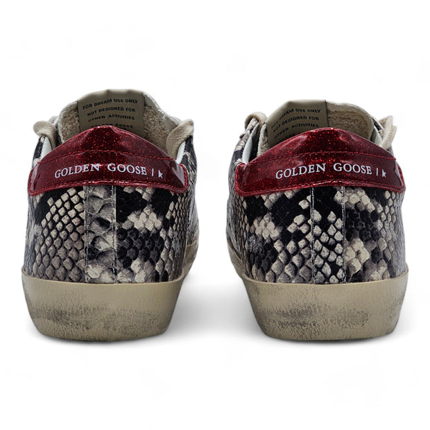 Golden Goose Super Star Classic Python Print Sneakers