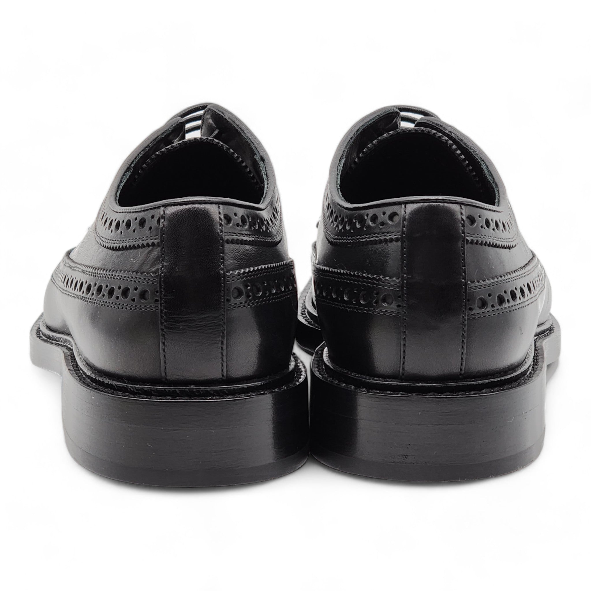 靴 BURBERRY Leather Wingtip Brogues Burberry Leather Wingtip Brogues Shoes Black EU 40 / US 7