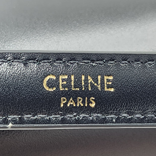 Celine Small 16 Bag in Satinated Calfskin Black