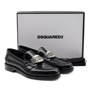 Dsquared2 Gothic Leather Loafers in Black