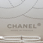 Chanel Aged Quilted Leather Reissue 2.55 Classic Flap Bag in Ivory