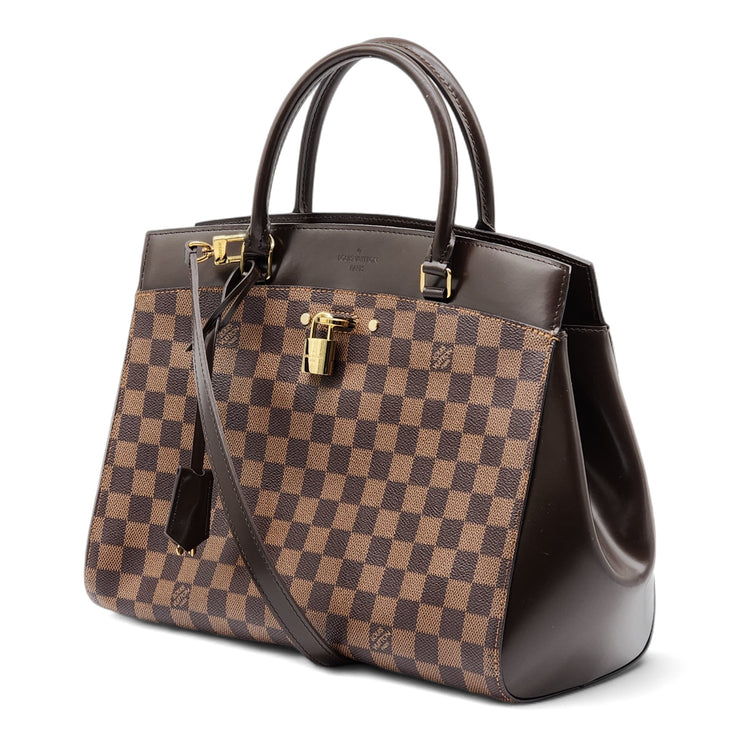 Louis Vuitton Damier Ebene Rivoli MM Satchel