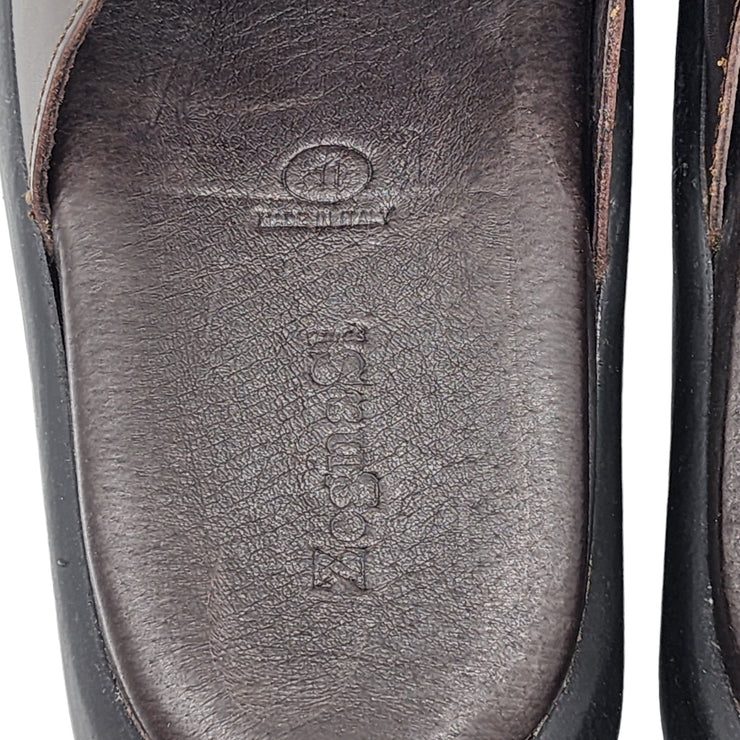 Zegna Slides - Leather - Brown 12