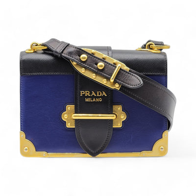 Prada Cahier Crossbody Bag in Blue