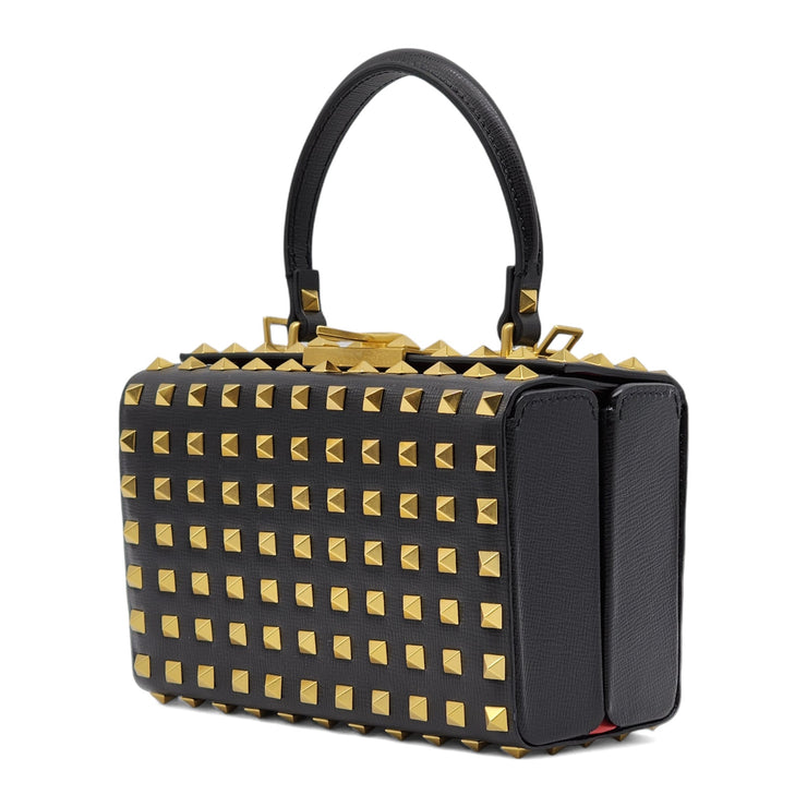 Valentino Garavani Alcove Box Studded Bag in Black