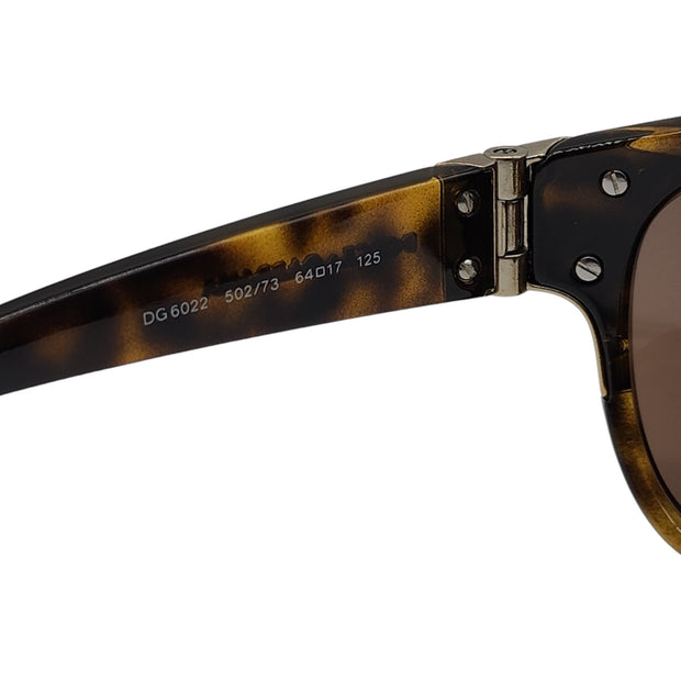 Dolce & Gabbana DG 6022 502/73 Sunglasses in Brown