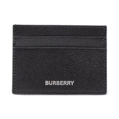 Burberry Leather Cardholder Wallet in Black