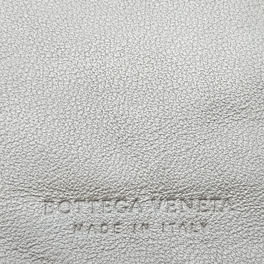 Bottega Veneta Nappa Intrecciato Bi-Fold Wallet in Gray Blue