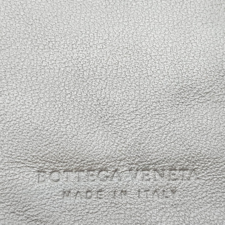 Bottega Veneta Nappa Intrecciato Bi-Fold Wallet in Gray Blue