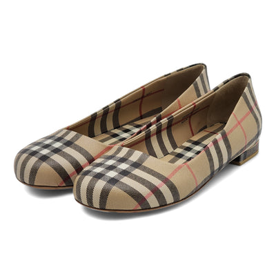 Burberry Women s Joy Vintage Check Flats in Beige MAC AND LOU