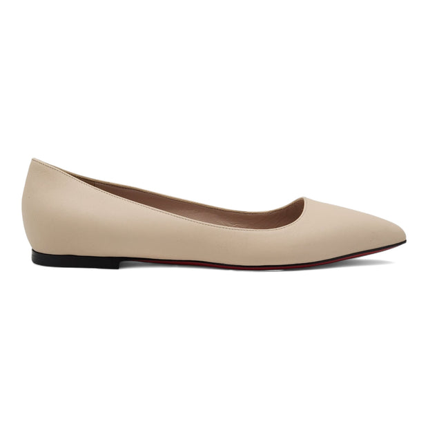 Christian Louboutin Ballalla Ballet Flats - Leather - Beige - 39