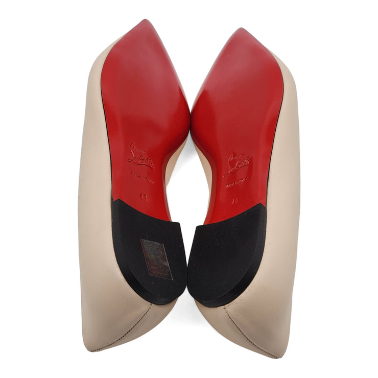 Christian Louboutin Ballalla Ballet Flats - Leather - Beige - 40