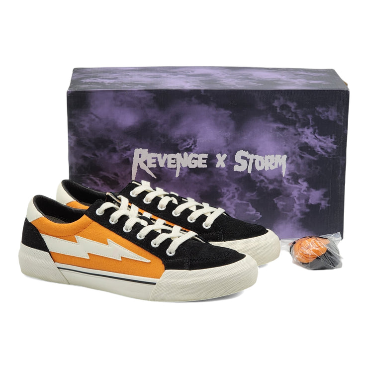 Revenge x Storm Vol. 2 Low Top Sneakers in Orange/Black