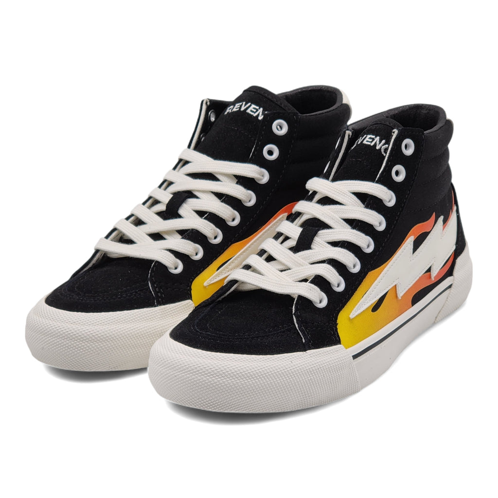 Revenge x Storm Vol. 2 Hi Top Sneakers in Black Flame EU 40 / US 7