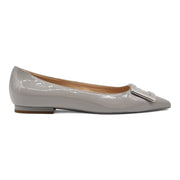 Roger Vivier Gommettine Ball Ballet Flats - Leather - Gray - 40