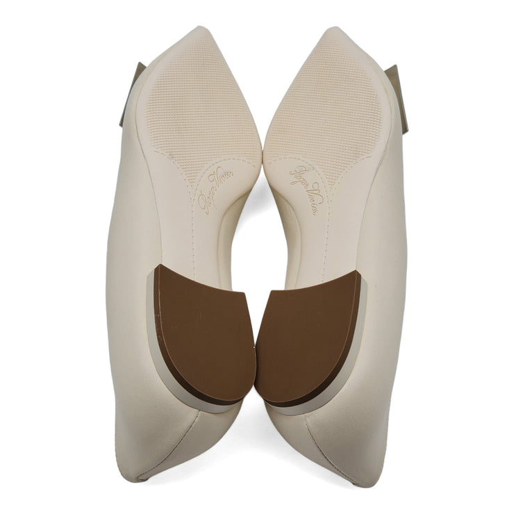 Roger Vivier Gommettine Ball Ballet Flats - Leather - Beige - 40