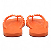 Christian Louboutin Loubi Flip Studded Flip Flops in Orange