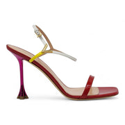 Louis Vuitton Blossom Sandals Leather in Red