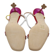 Louis Vuitton Blossom Sandals Leather in Red