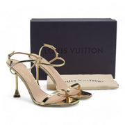 Louis Vuitton Blossom Sandals Leather in Gold (41)