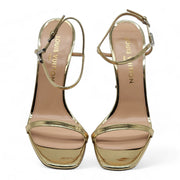 Louis Vuitton Blossom Sandals Leather in Gold (40)