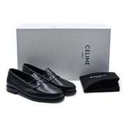 Celine Luco Loafers - Leather - Black - 38.5