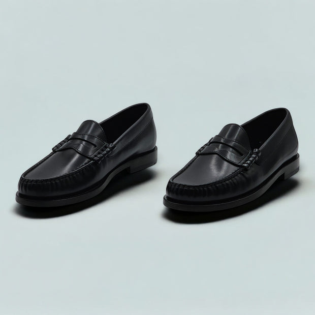 Celine Luco Loafers - Leather - Black - 38.5