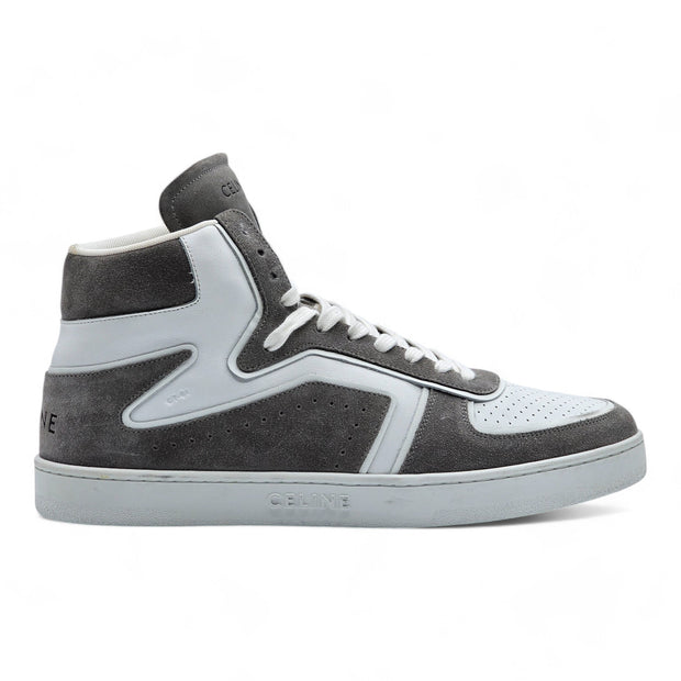 Celine CT-01 High Top Sneakers in White and Gray size 46