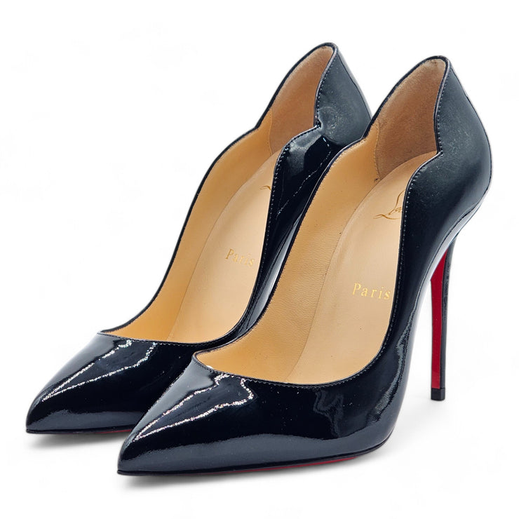 Christian Louboutin Hot Chick Pumps 100mm - Patent Leather - Black