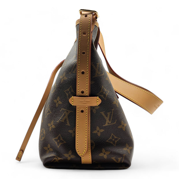 Louis Vuitton CarryAll PM Monogrammed Shoulder Bag M46203 in Brown